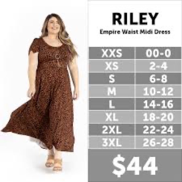 LuLaRoe Riley Maxi Dress - Picture 4 of 4